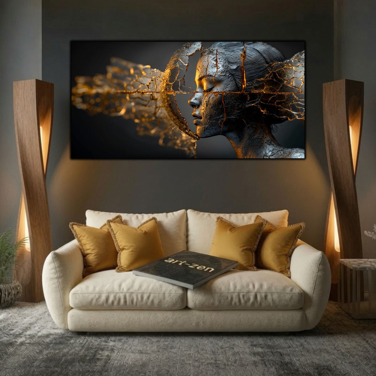Tablou Abstract Modern – Beyond the Fracture