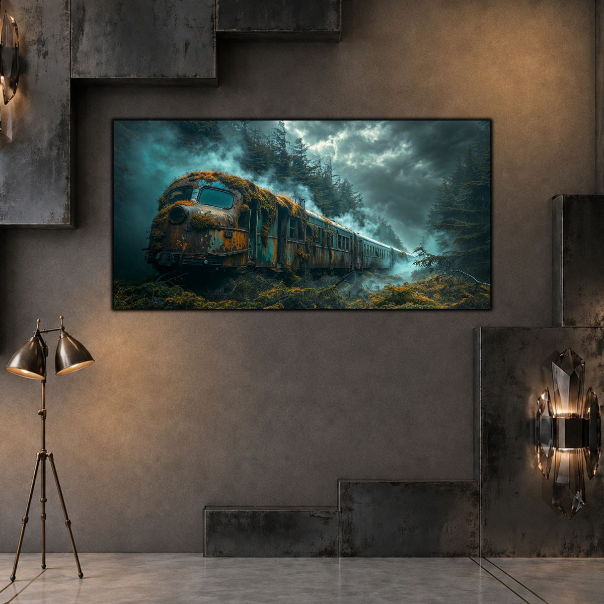Tablouri Moderne Sufragerie – The Engine Under Moss | The Long Way Home
