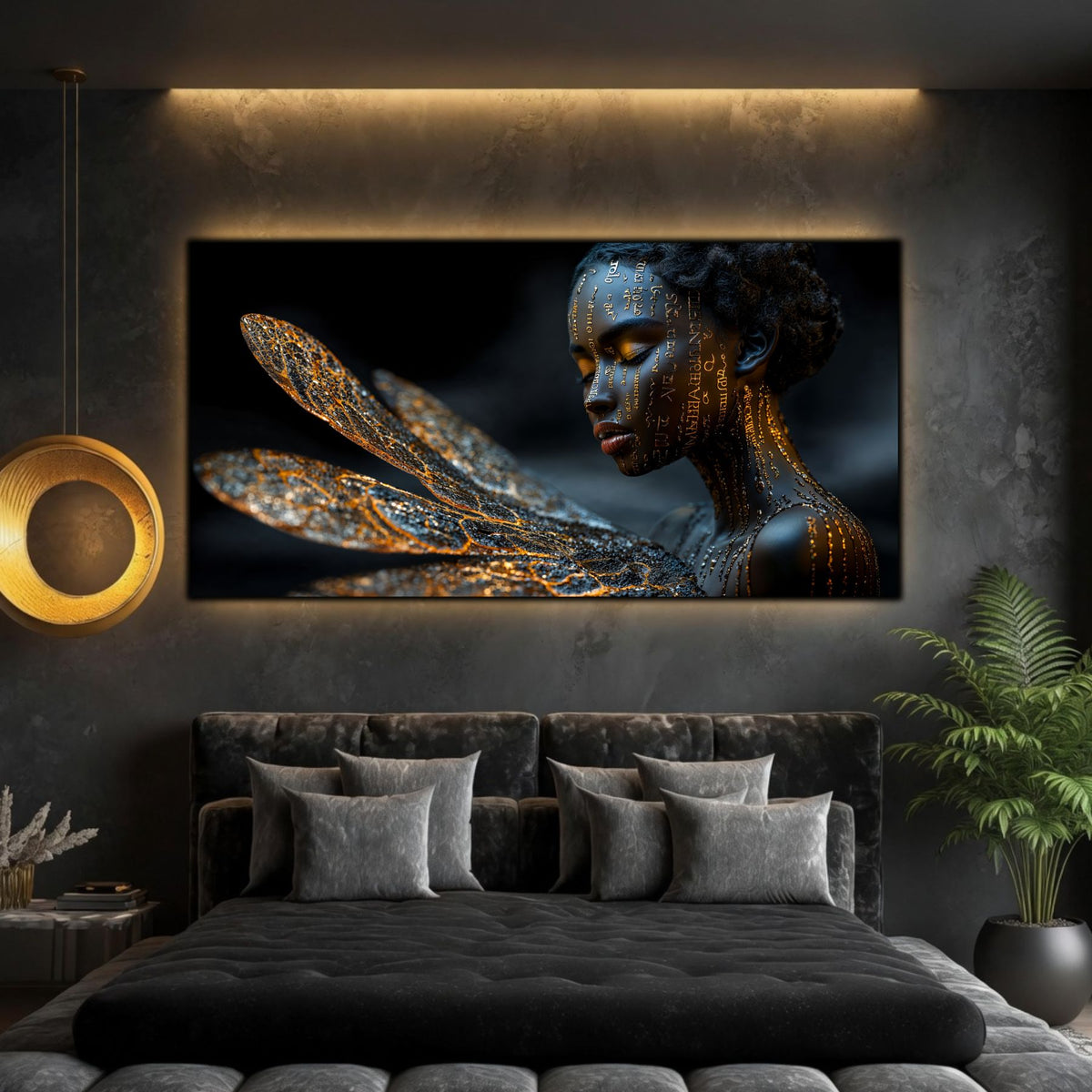 Tablou Dormitor Elegant – Whispers in Flight