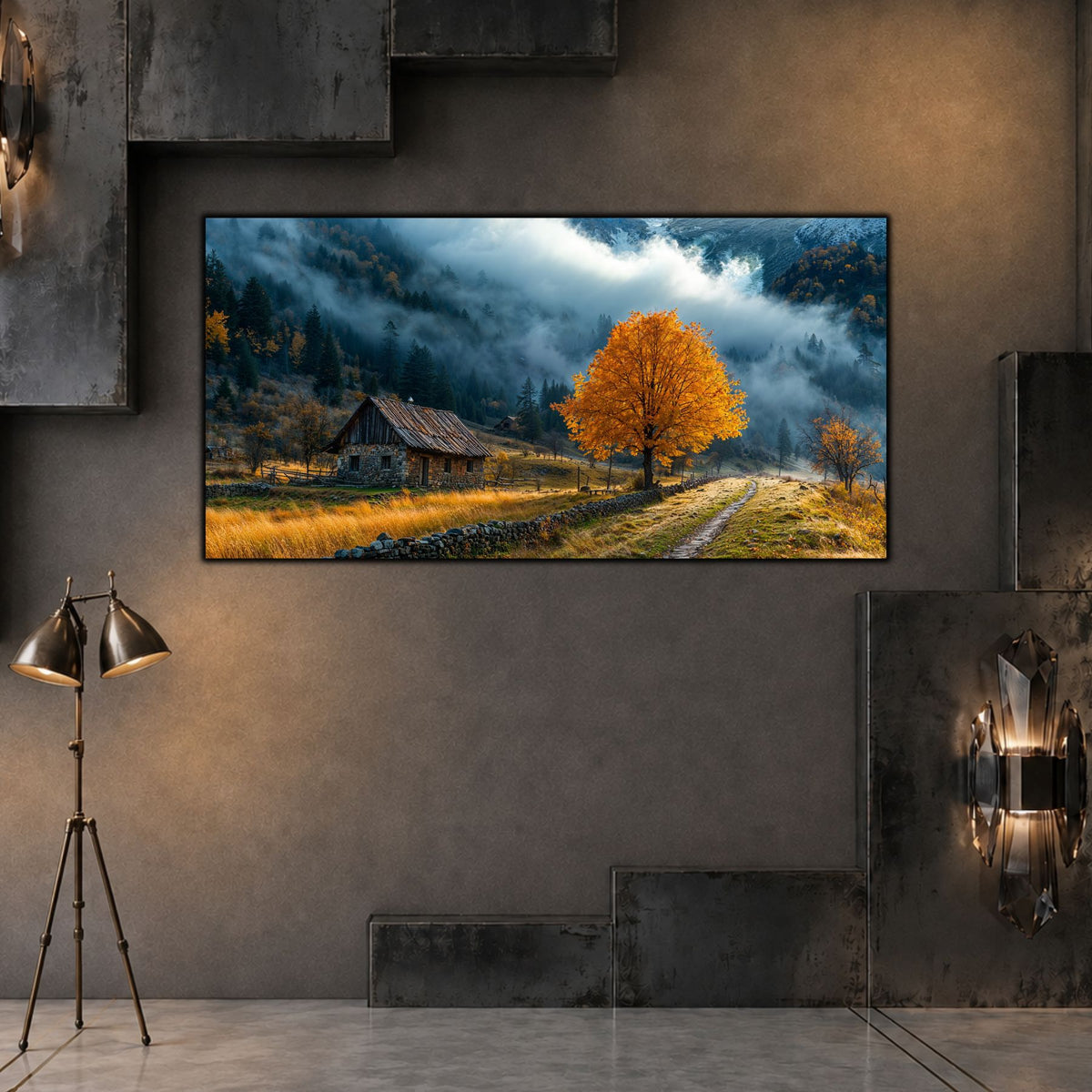 Tablouri Moderne Sufragerie – The Road Beside the Tree | The Long Way Home