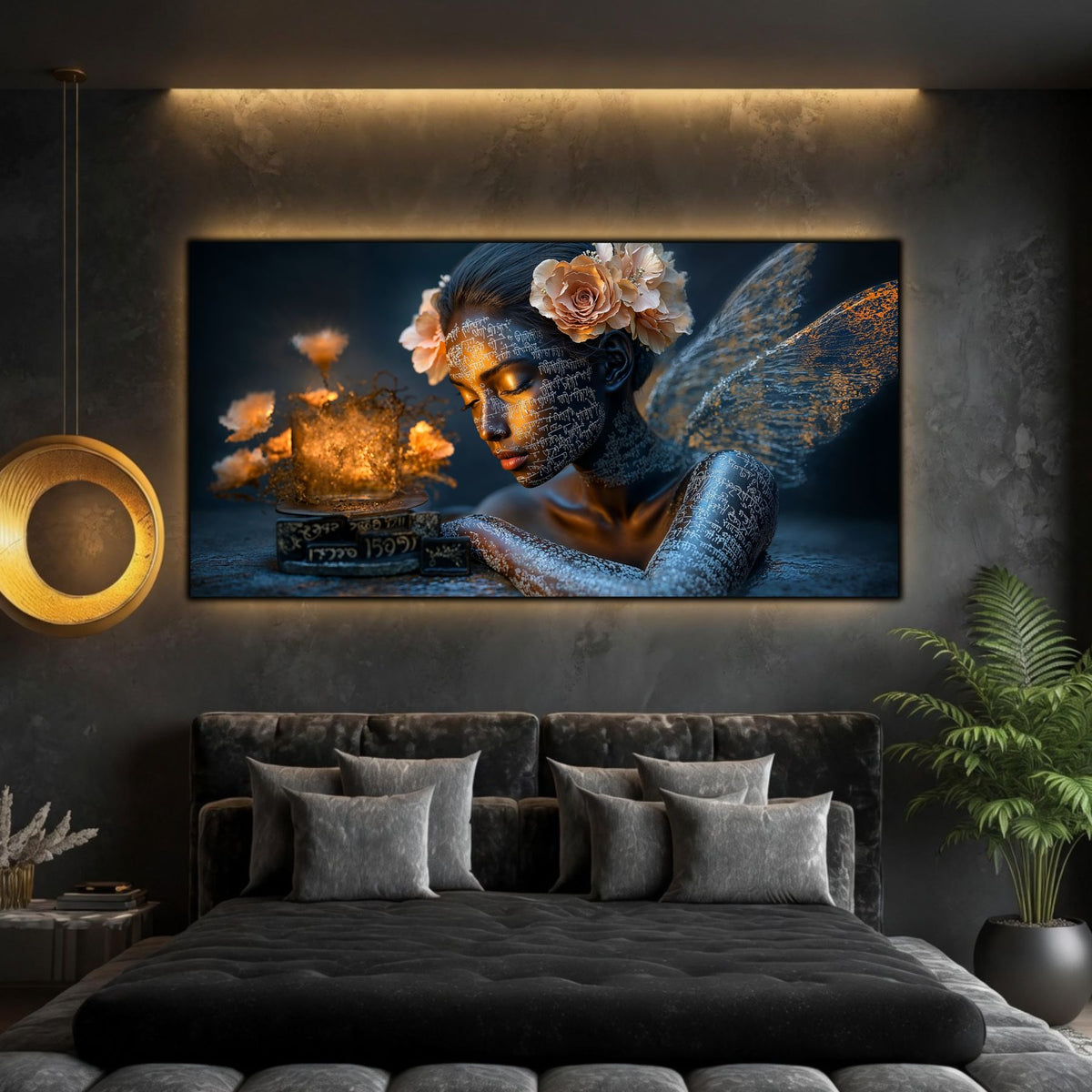 Tablou Elegant Living Aripa Tăcerii Albe