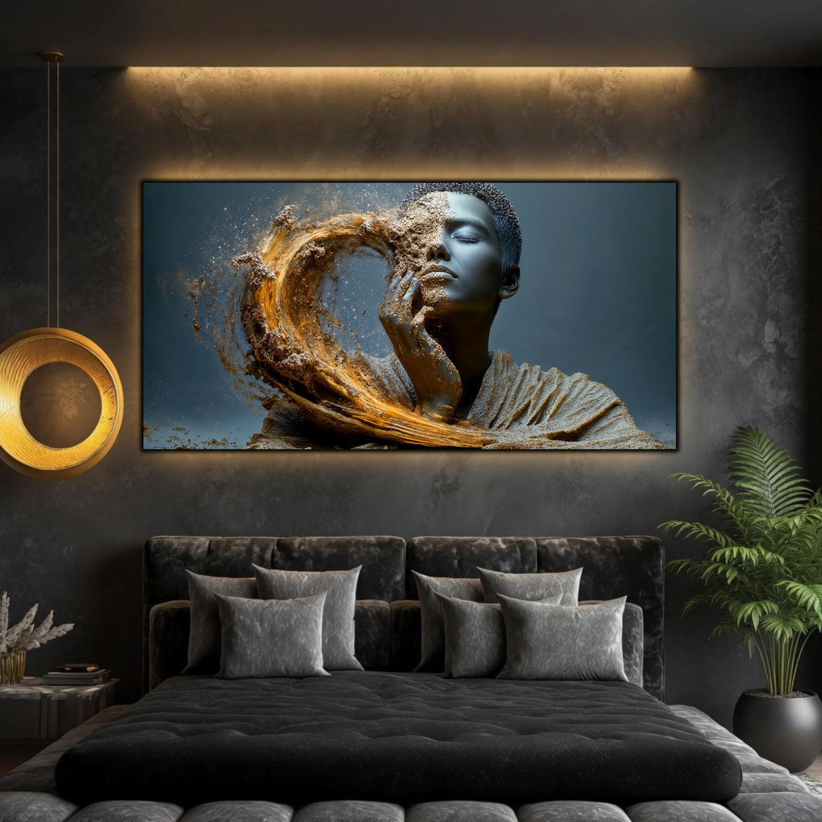Tablou Abstract Living – Atingerea pulberii de stele
