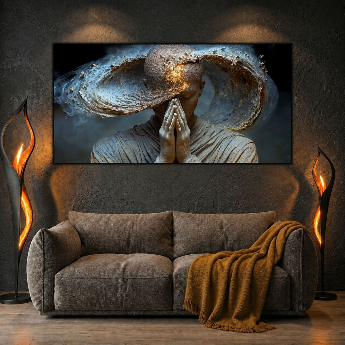 Tablou Abstract Living – Coroana de pulbere cosmică