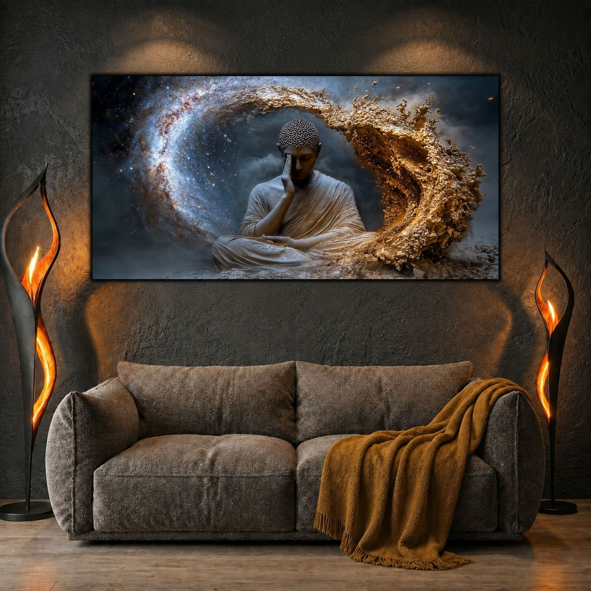 Tablou Abstract Living – Ochiul galaxiei adormite