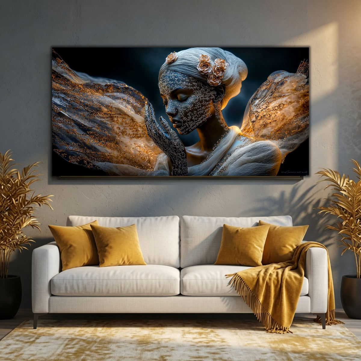 Tablou Elegant Living Respirația Luminii de Chihlimbar