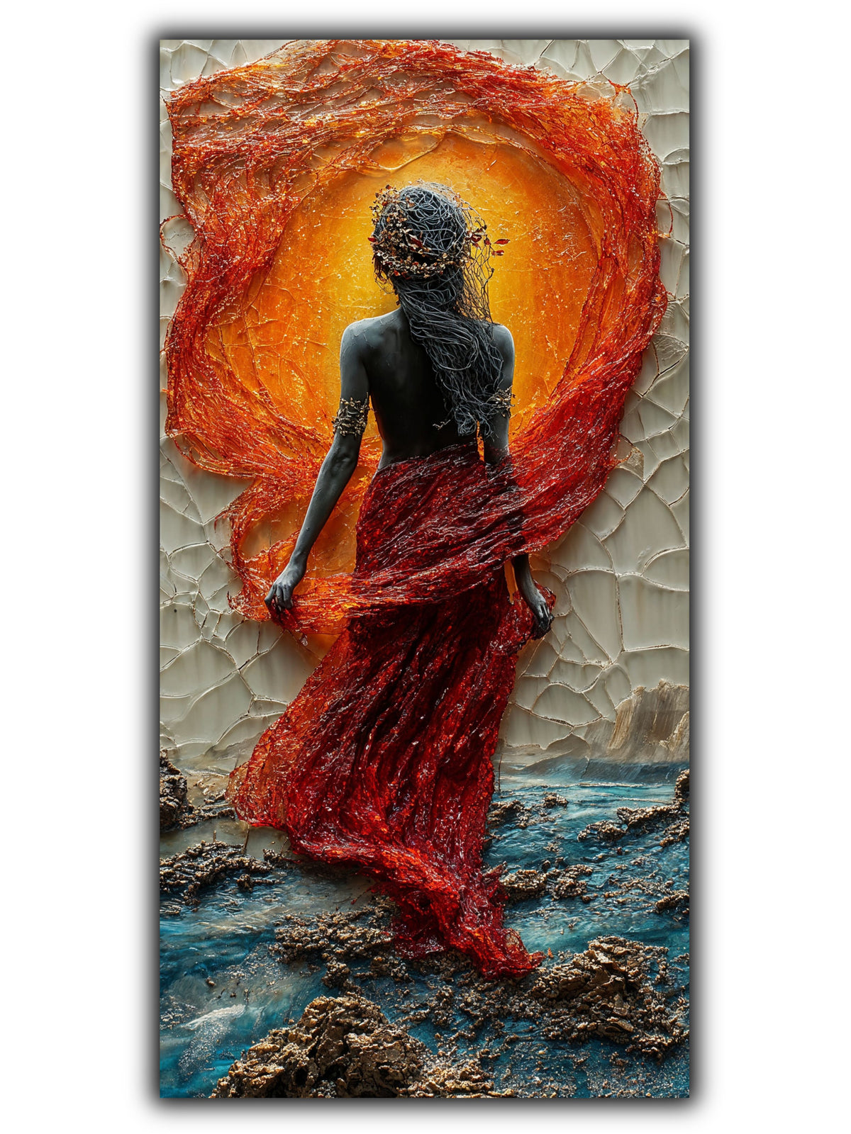 Tablou pentru sufragerie – The Gold Horizon | Fragments of Becoming