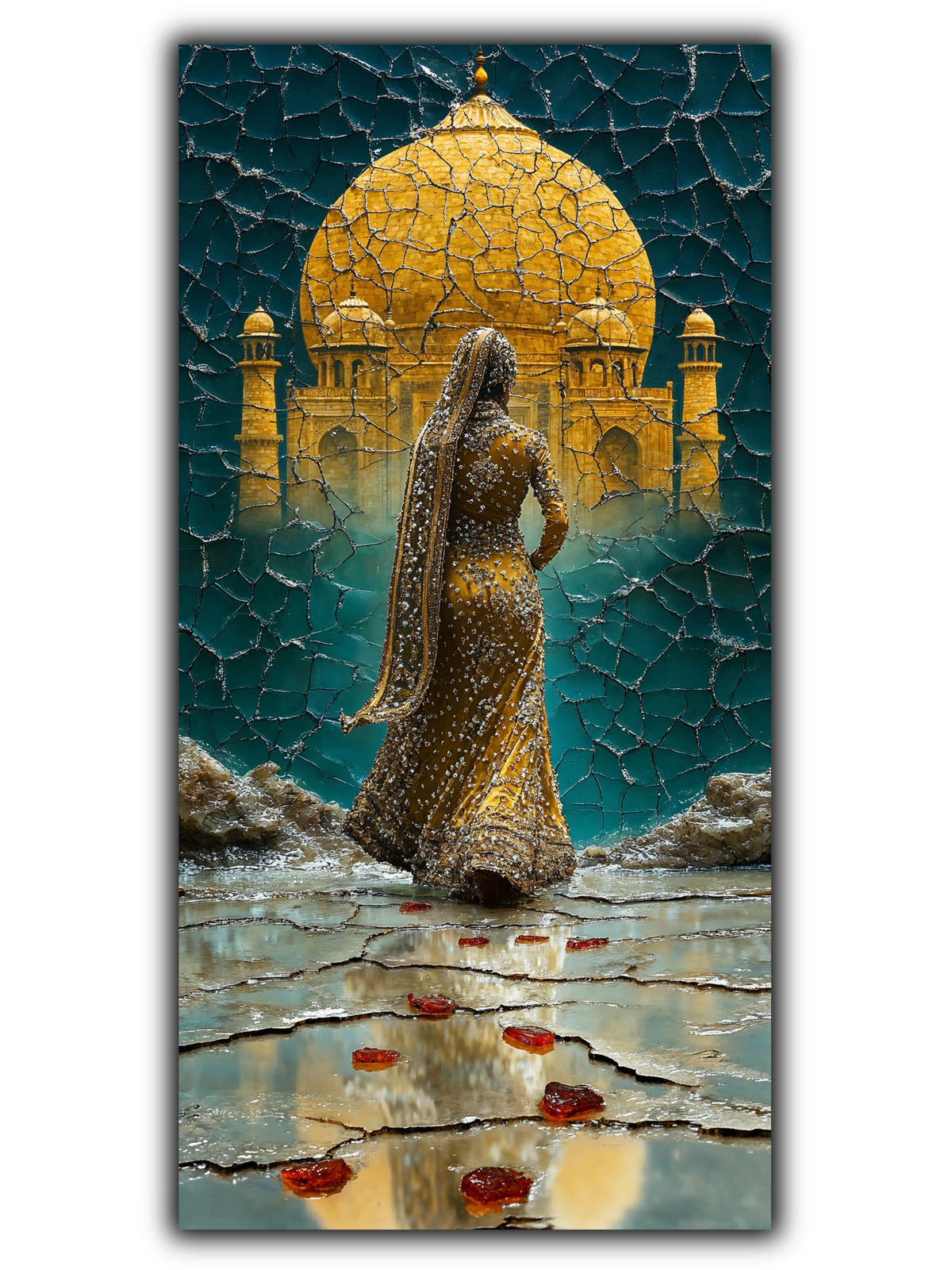 Tablou pentru sufragerie – Before the Temple | Fragments of Becoming