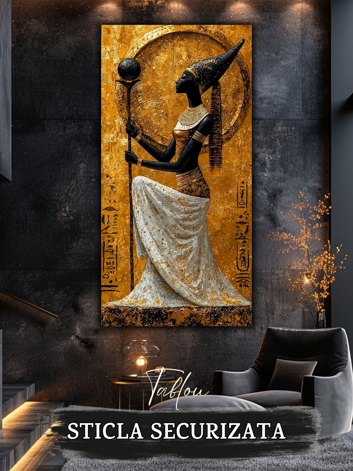 Whispers of the Nile - Tablou Sticla - 05