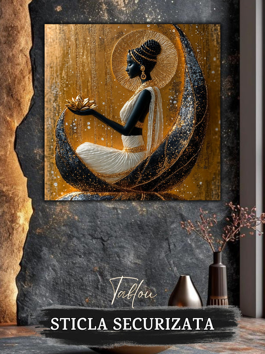 Tablou Sticla Securizata - Inner Lotus - 01