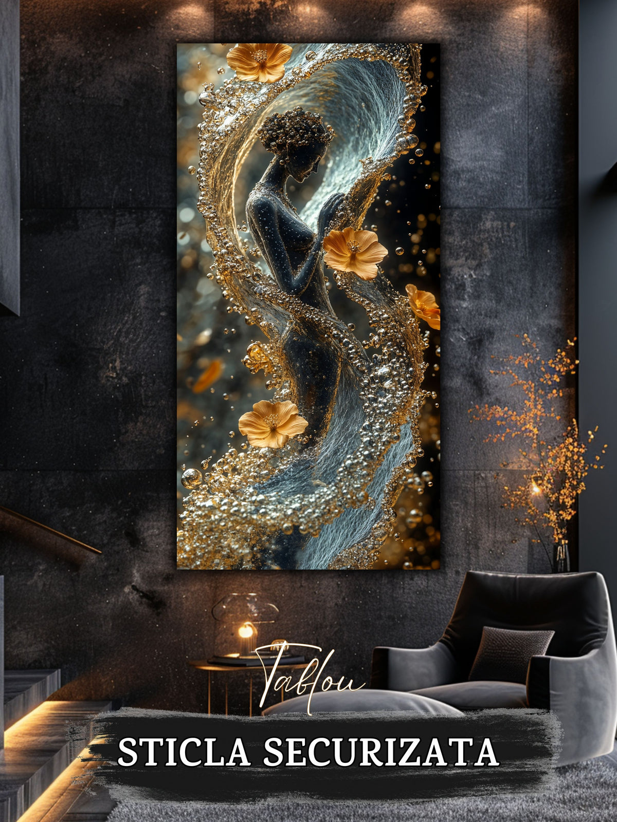 Tablou Sticla - Twisted Dream 44