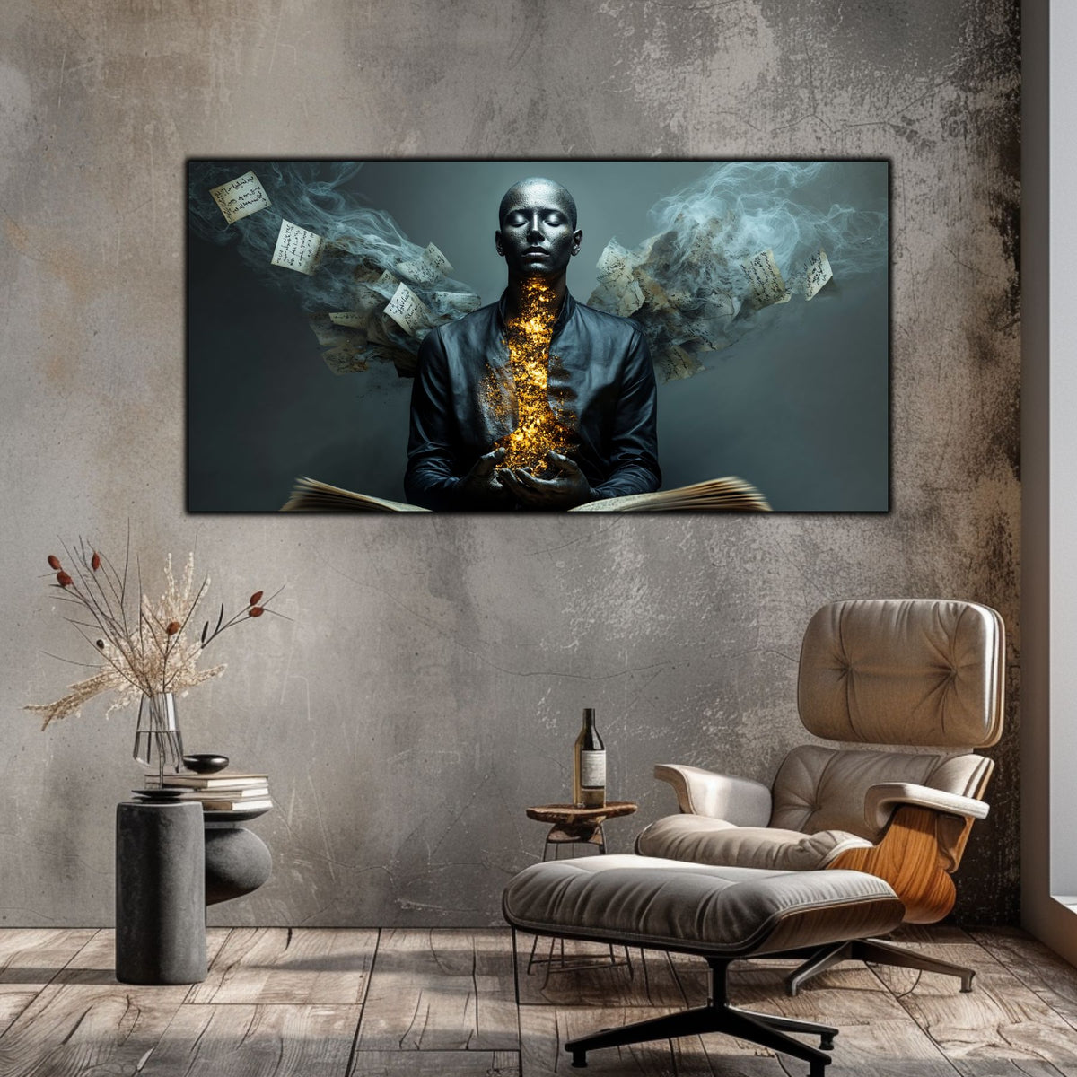 Tablou pentru living – Pages of Silence | Sacred Stillness