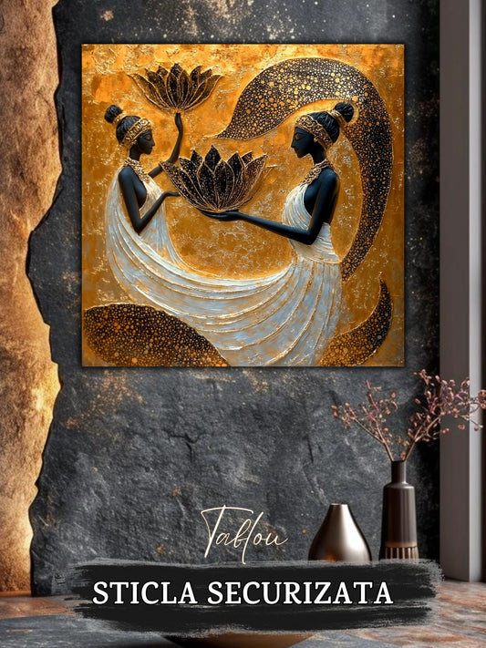 Tablou Sticla Securizata - Inner Lotus - 02