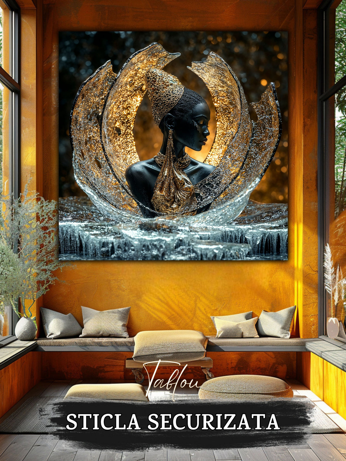 Tablou Sticla Securizata - Soul's Mandala No05