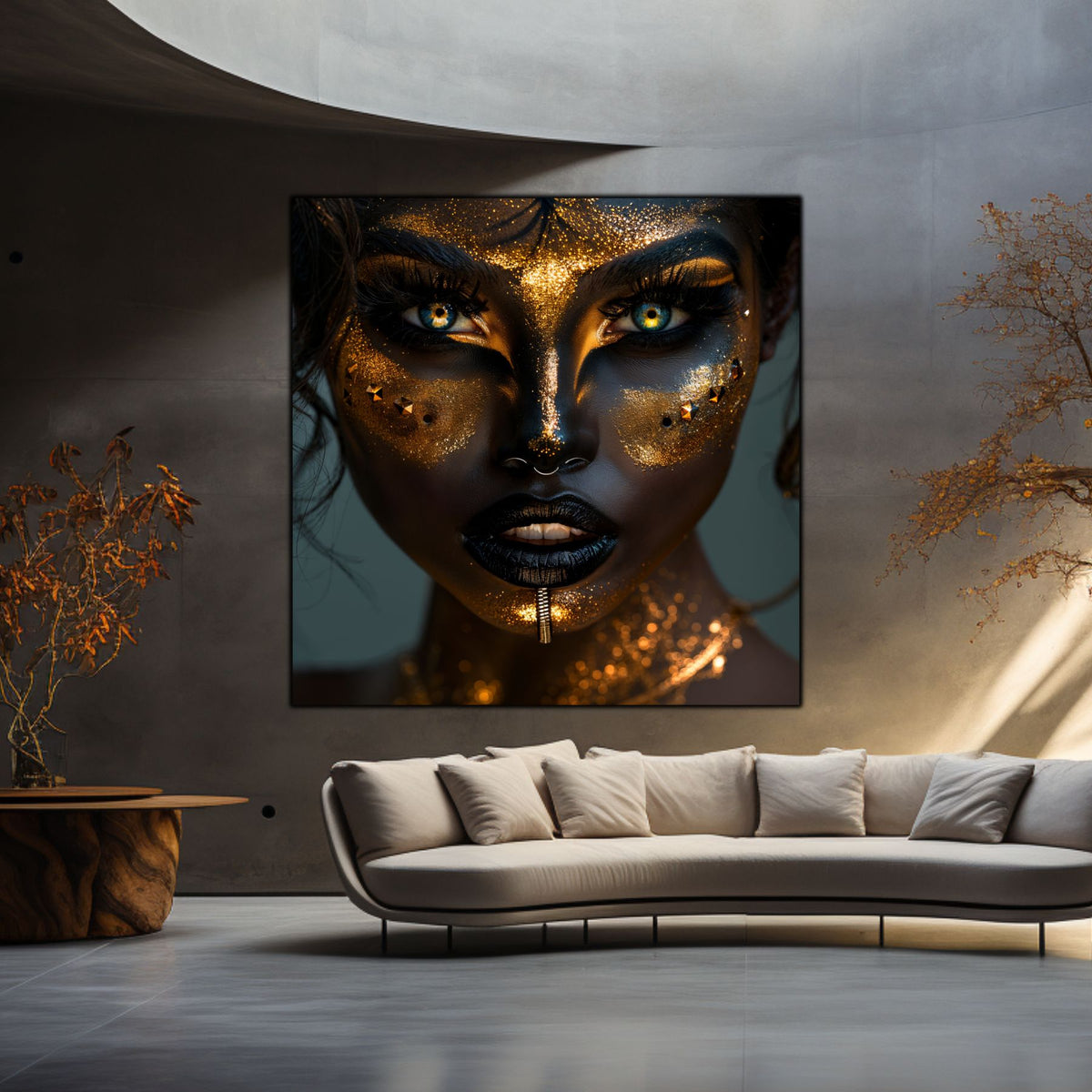 Tablou Sticla Securizata - Dark Zen - Reimagined10