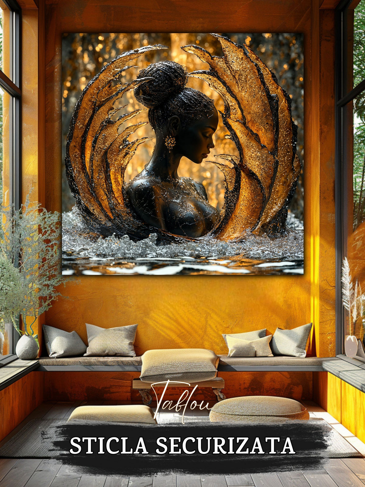 Tablou Sticla Securizata - Soul's Mandala No13