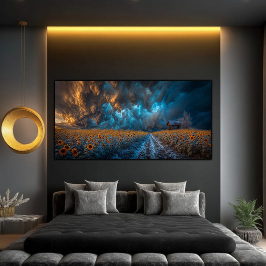 Tablou pe Sticlă Ecoul Potecii Pierdute | Ediție Unicat | Art-Zen Premium