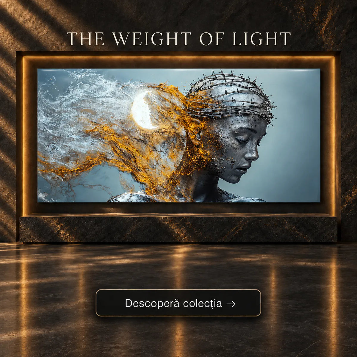 Tablou din colectia tablourilor din sticla securizata numita The Light Of Light