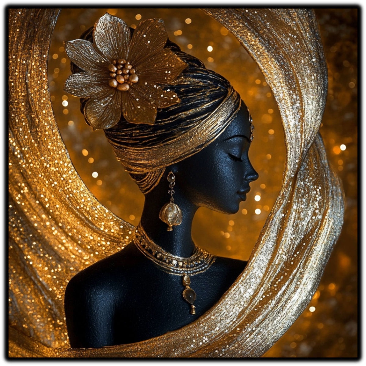 Tablou Sticla - Aurum Divinum - 01