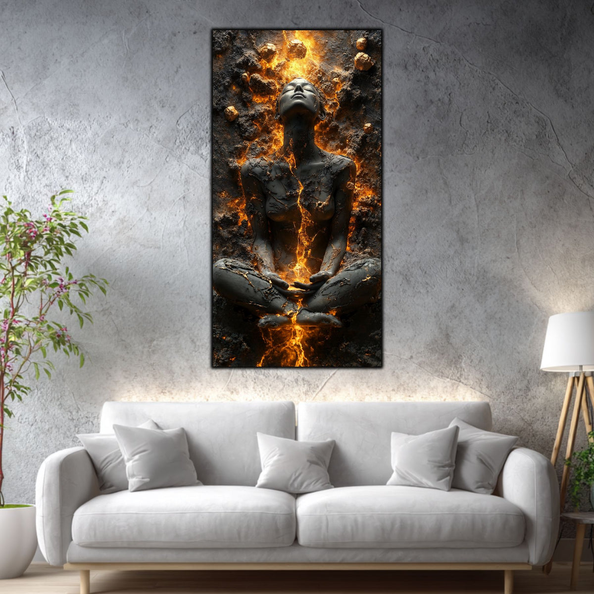 Tablou Modern Living – Erupție în tăcere