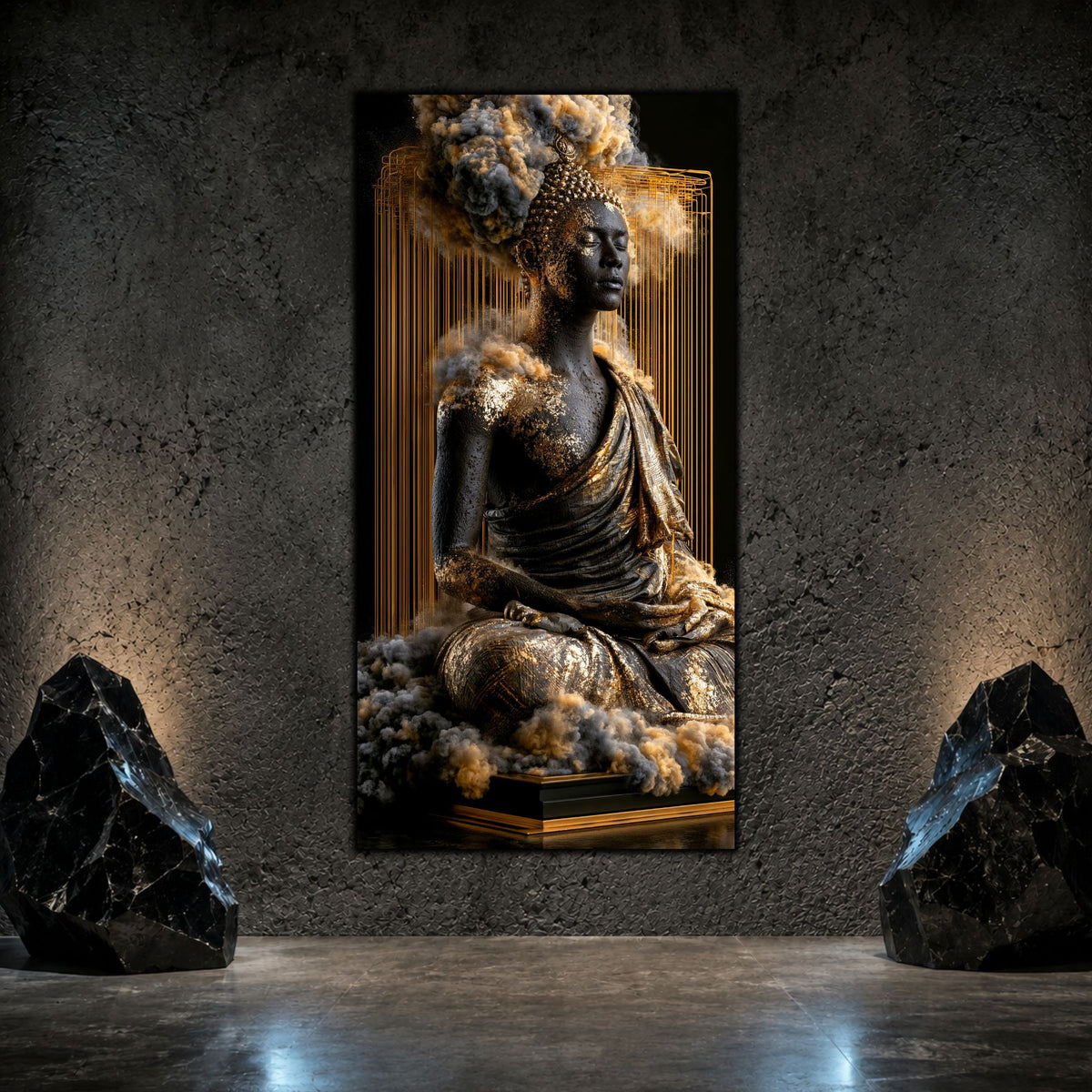 Tablou Abstract Modern – Paza coloanei de aur