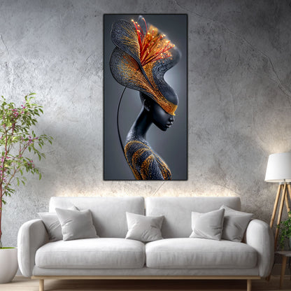 Tablou Abstract Living – Golden Current