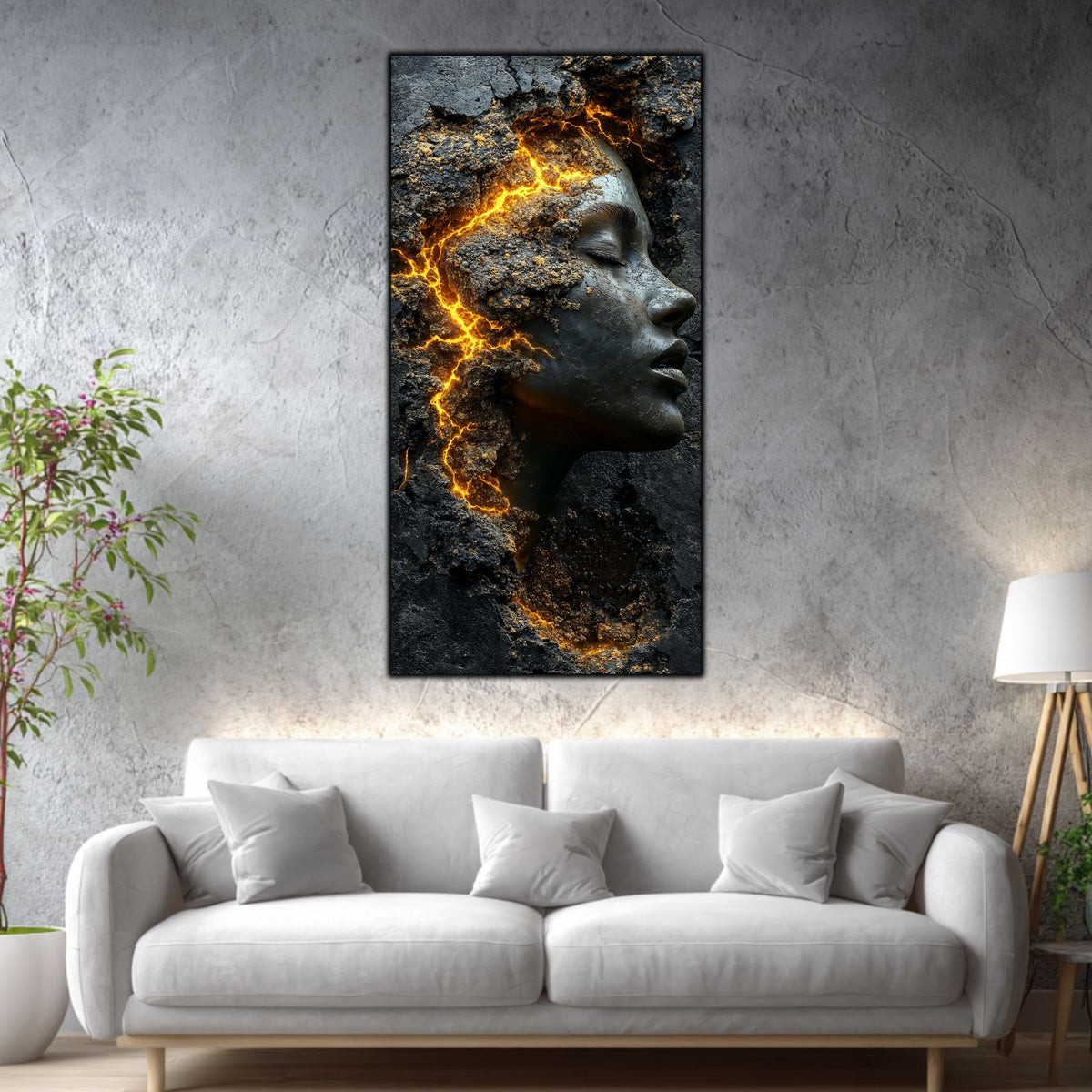 Tablou Modern Living – Aurul dintre fisuri