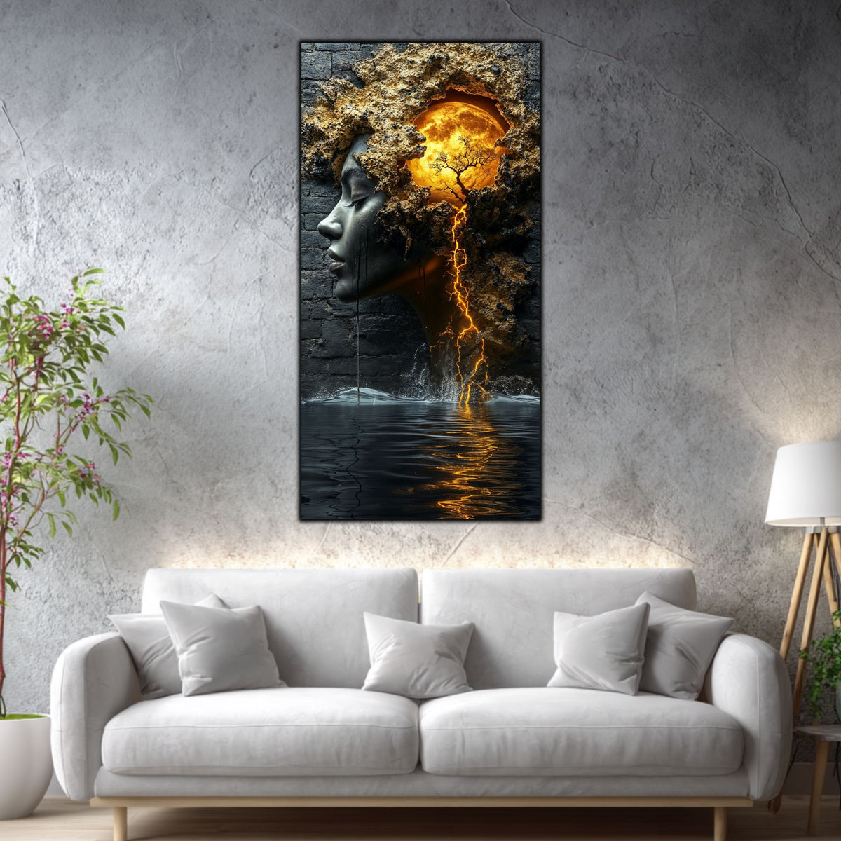 Tablou Modern Living – Sub piele curge foc