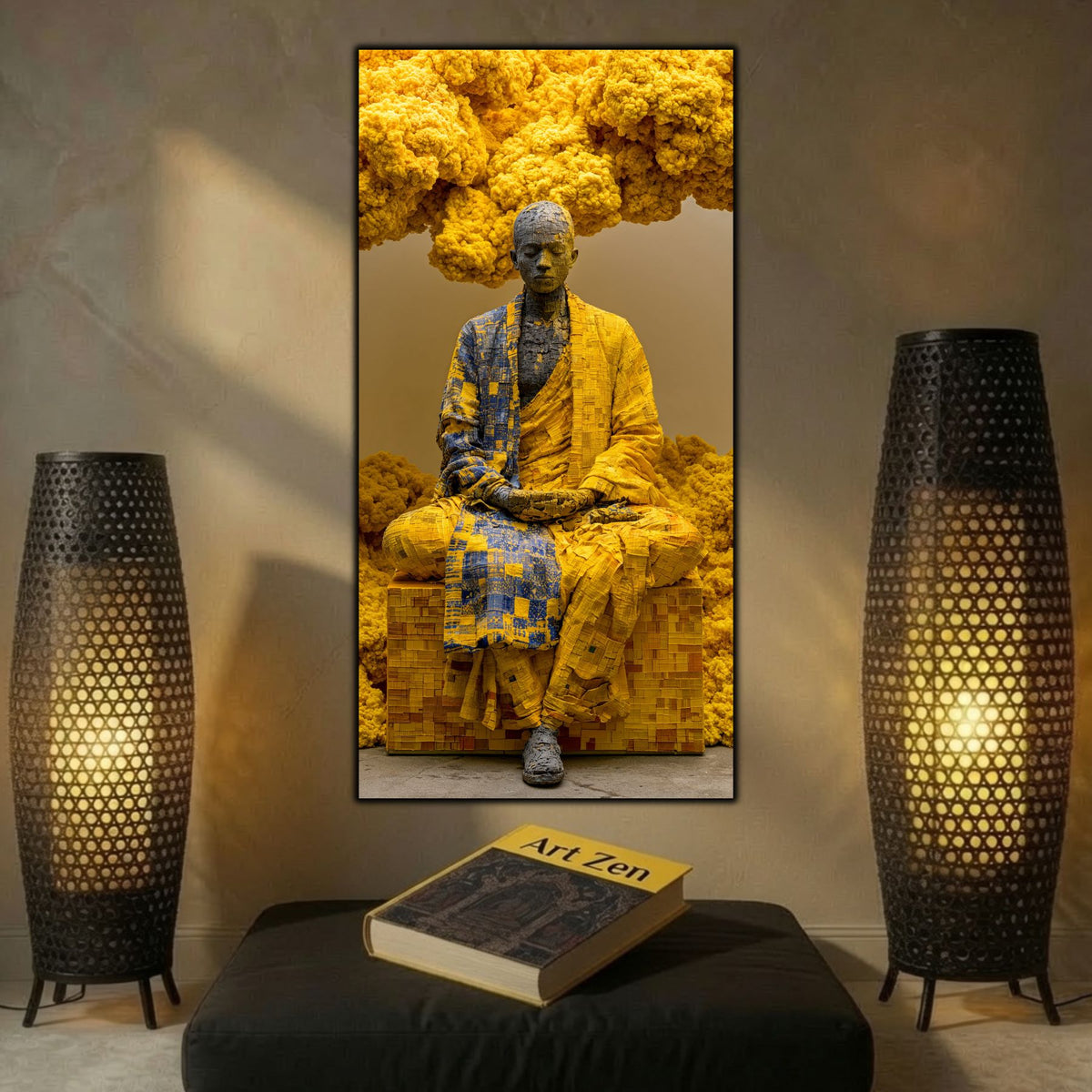 Tablou Abstract Modern – Paza pulberii solare