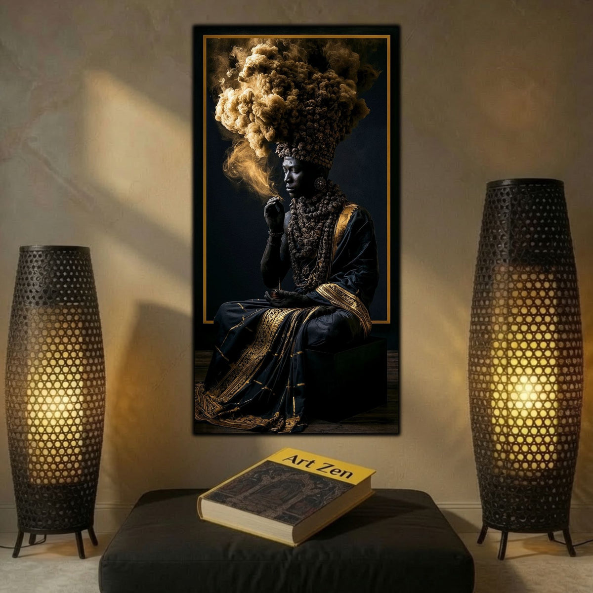 Tablou Abstract Modern – Paza coroanei de pulbere