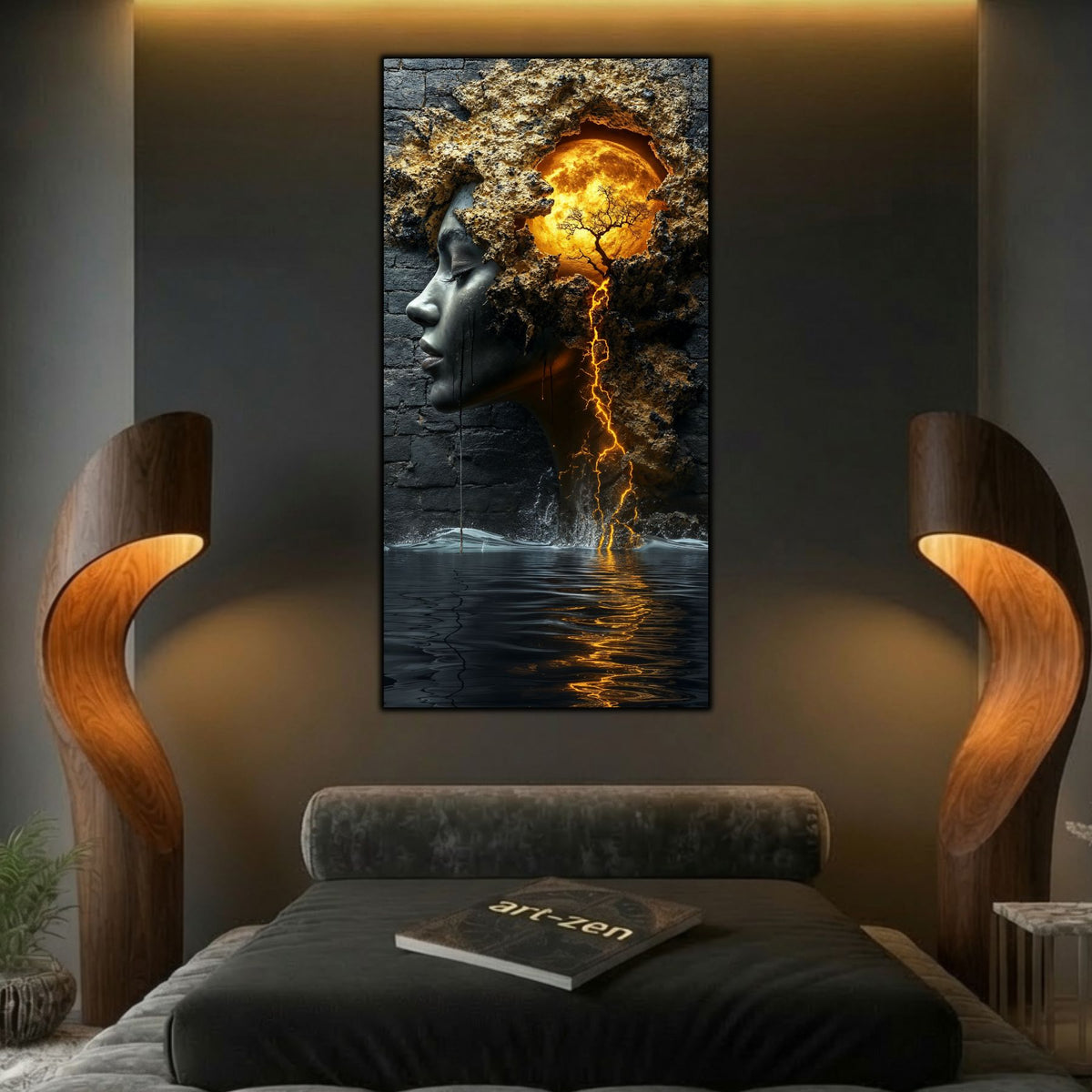 Tablou Modern Living – Sub piele curge foc