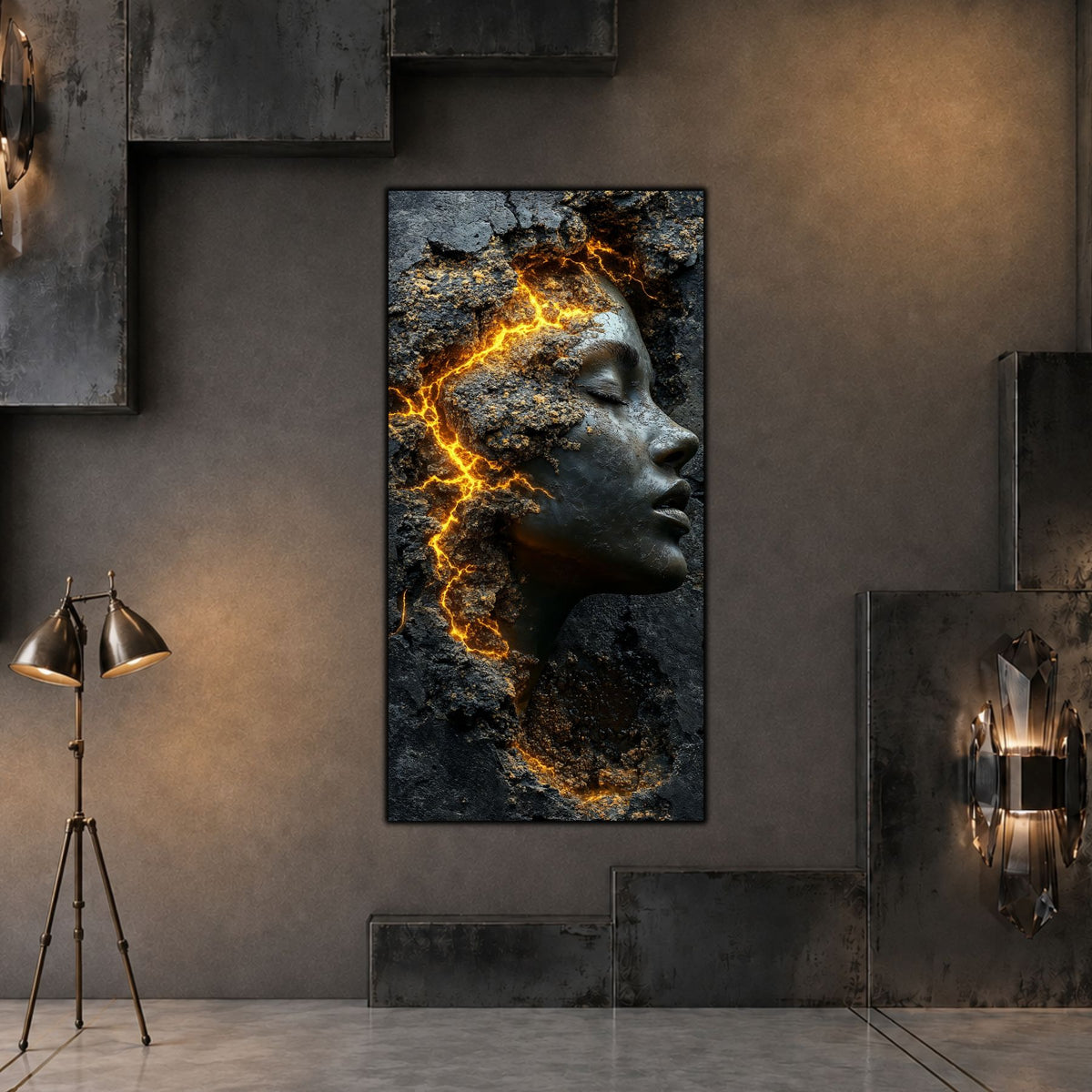 Tablou Modern Living – Aurul dintre fisuri