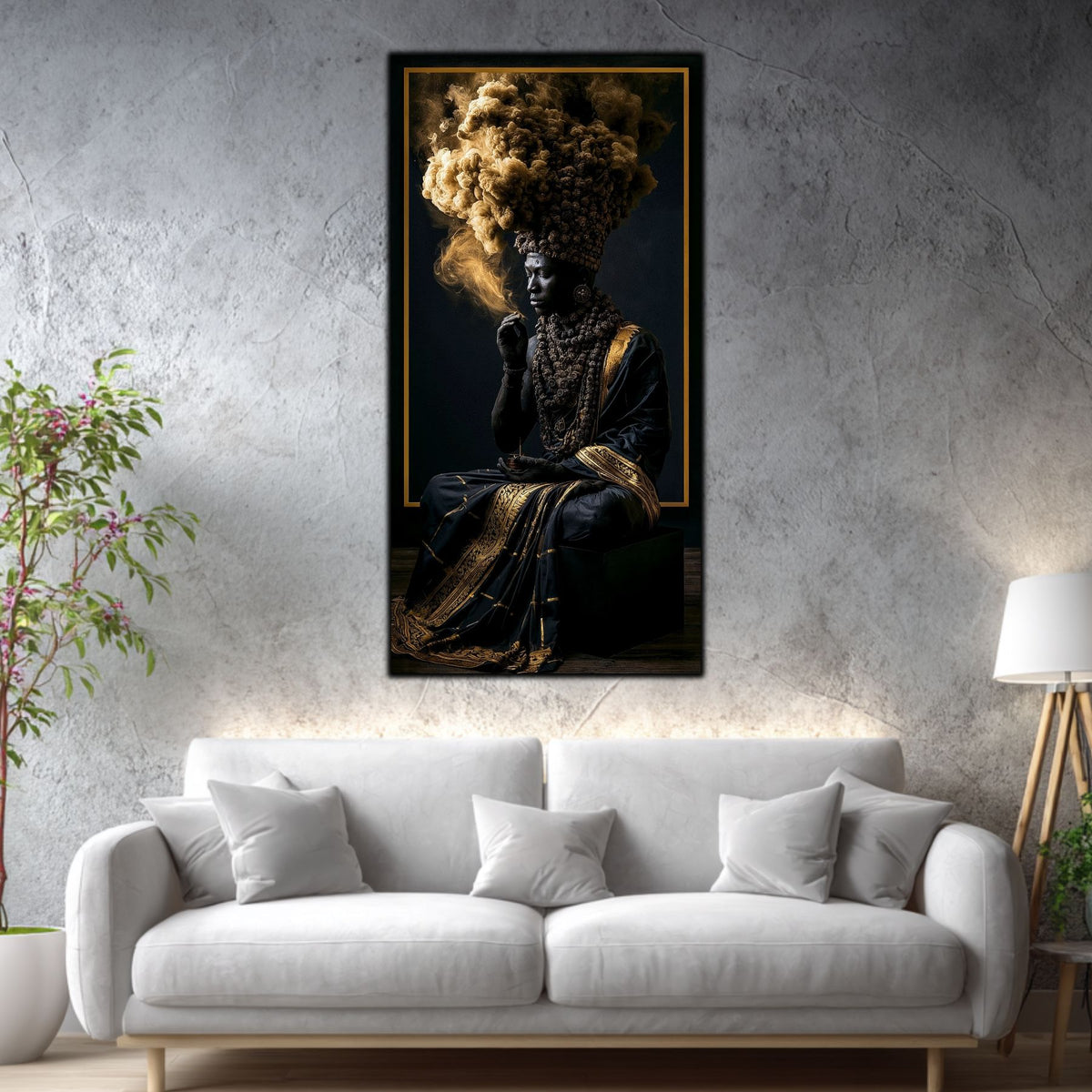 Tablou Abstract Modern – Paza coroanei de pulbere