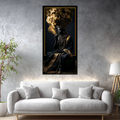 Tablou Abstract Modern – Paza coroanei de pulbere