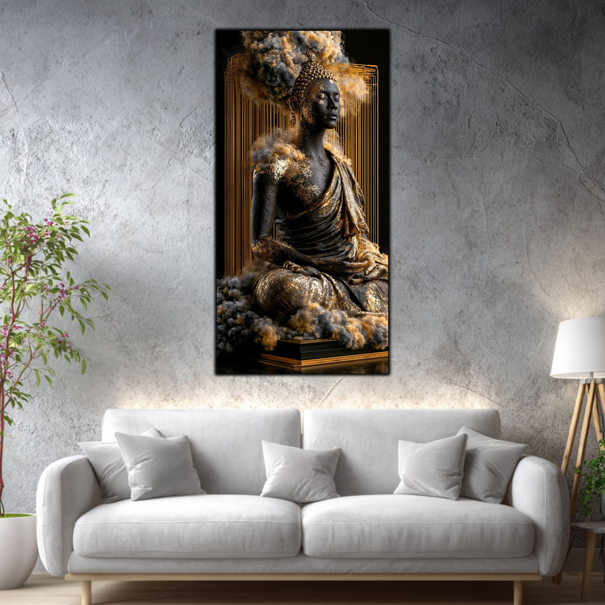 Tablou Abstract Modern – Paza coloanei de aur