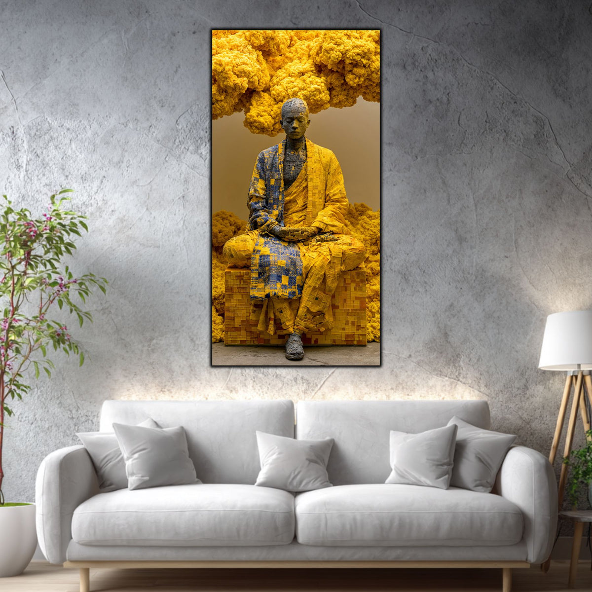 Tablou Abstract Modern – Paza pulberii solare