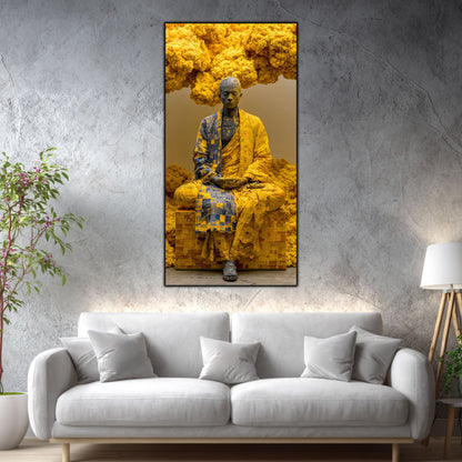 Tablou Abstract Modern – Paza pulberii solare