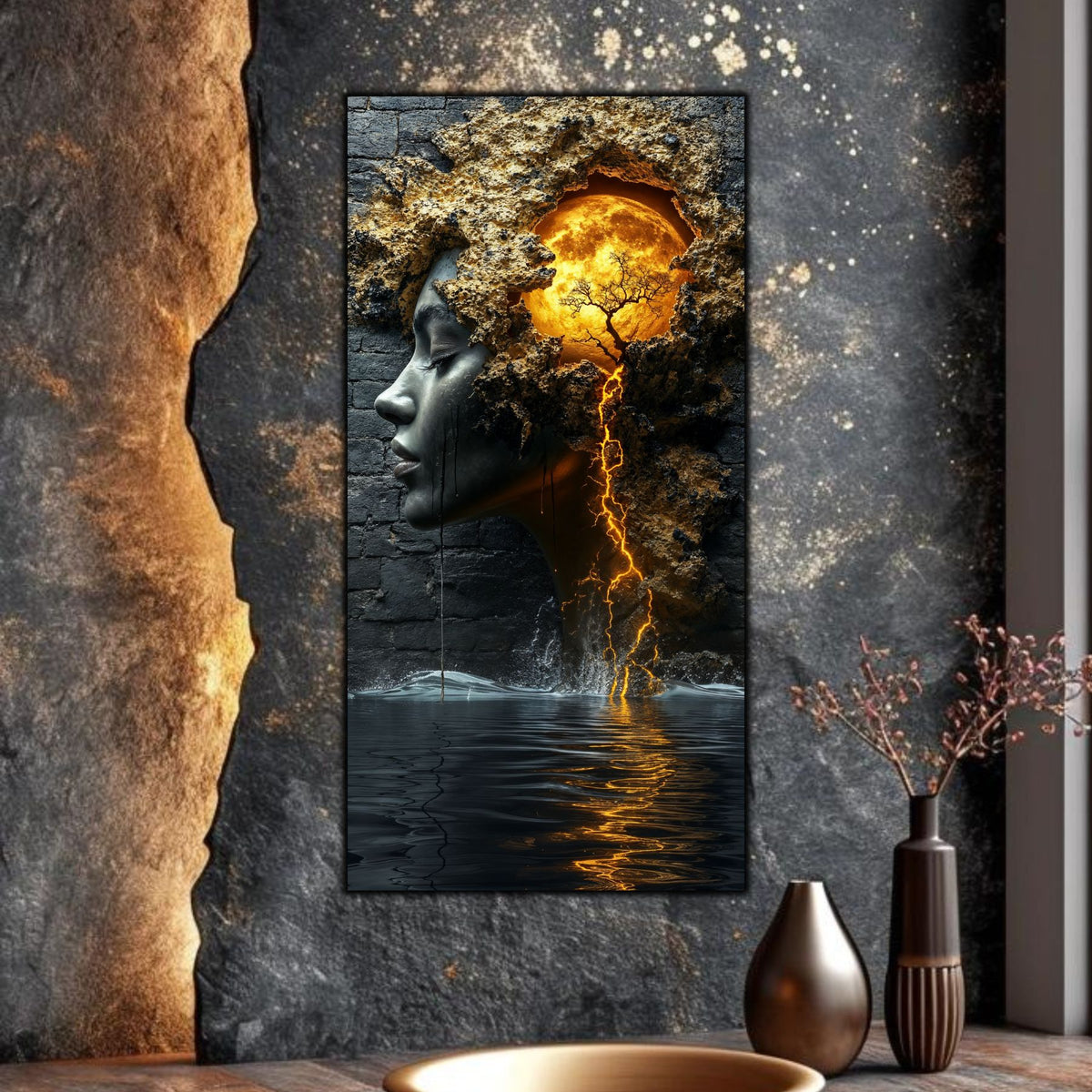 Tablou Modern Living – Sub piele curge foc