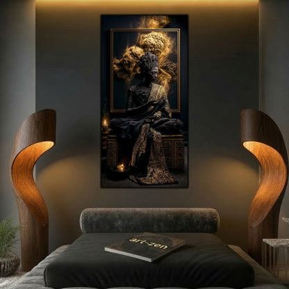 Tablou Abstract Modern – Paza flăcării de ambră