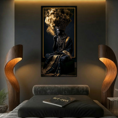 Tablou Abstract Modern – Paza coroanei de pulbere