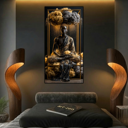 Tablou Abstract Modern – Paza sanctuarului de aur