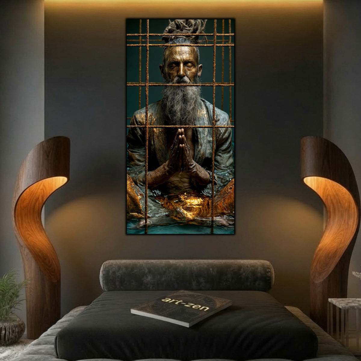 Tablou Modern Living – Rugăciune dincolo de gratii