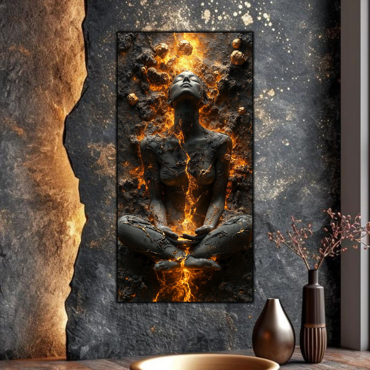 Tablou Modern Living – Erupție în tăcere