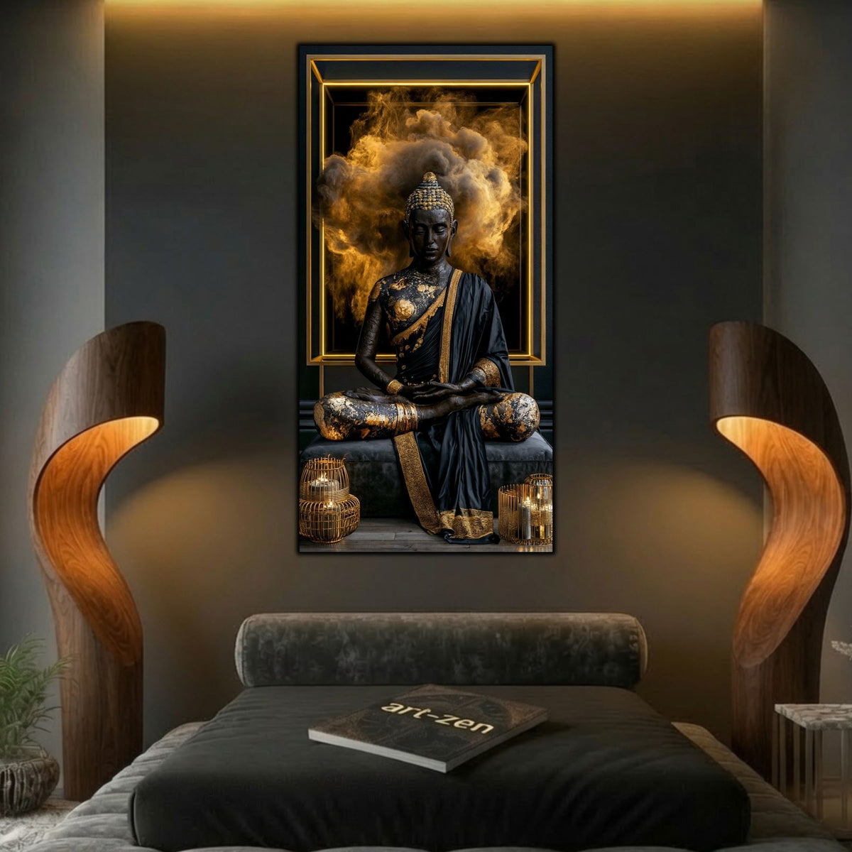 Tablou Abstract Modern – Paza portalului de ambră