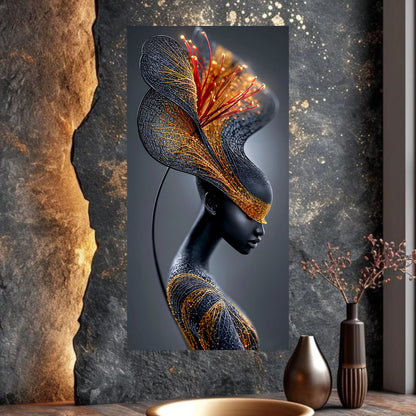 Tablou Abstract Living – Golden Current