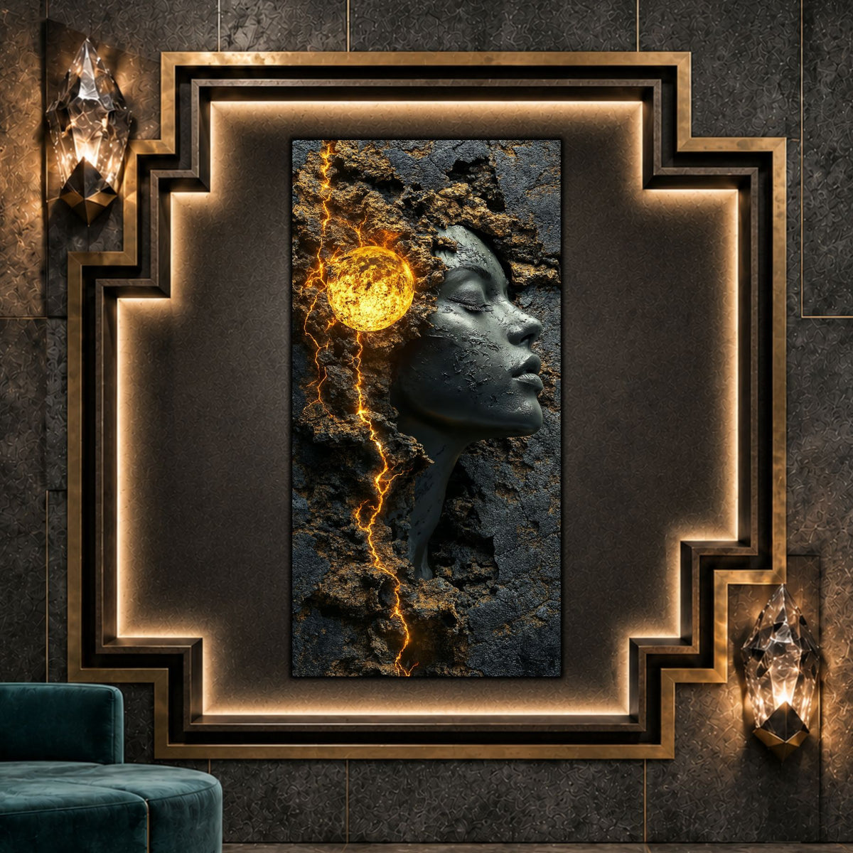 Tablou Modern Living – Lacrima devenită aur