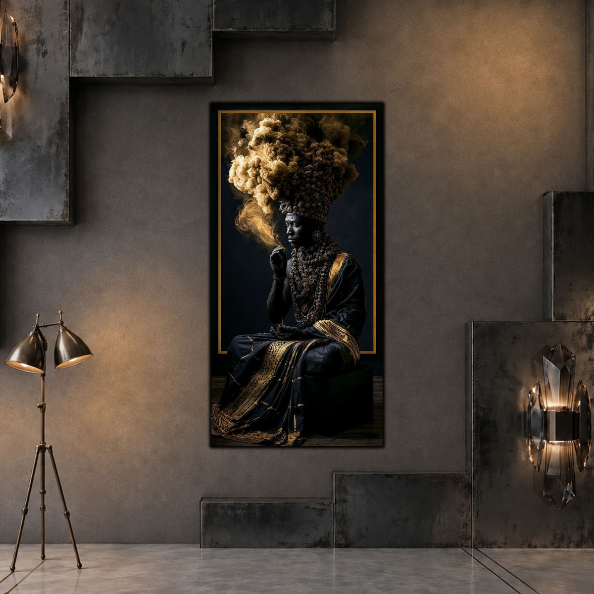 Tablou Abstract Modern – Paza coroanei de pulbere