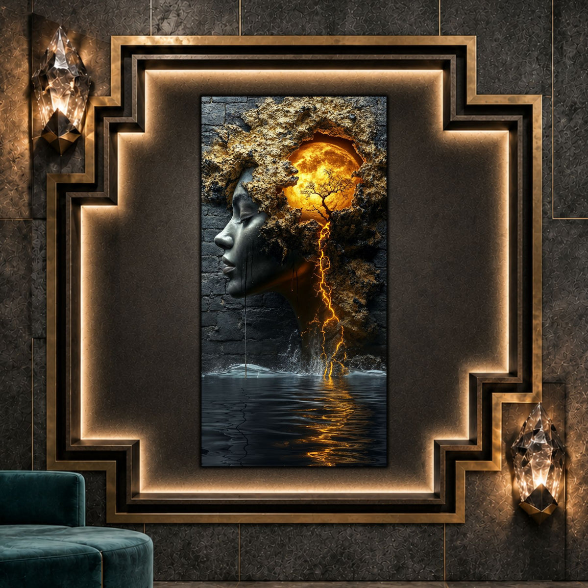 Tablou Modern Living – Sub piele curge foc