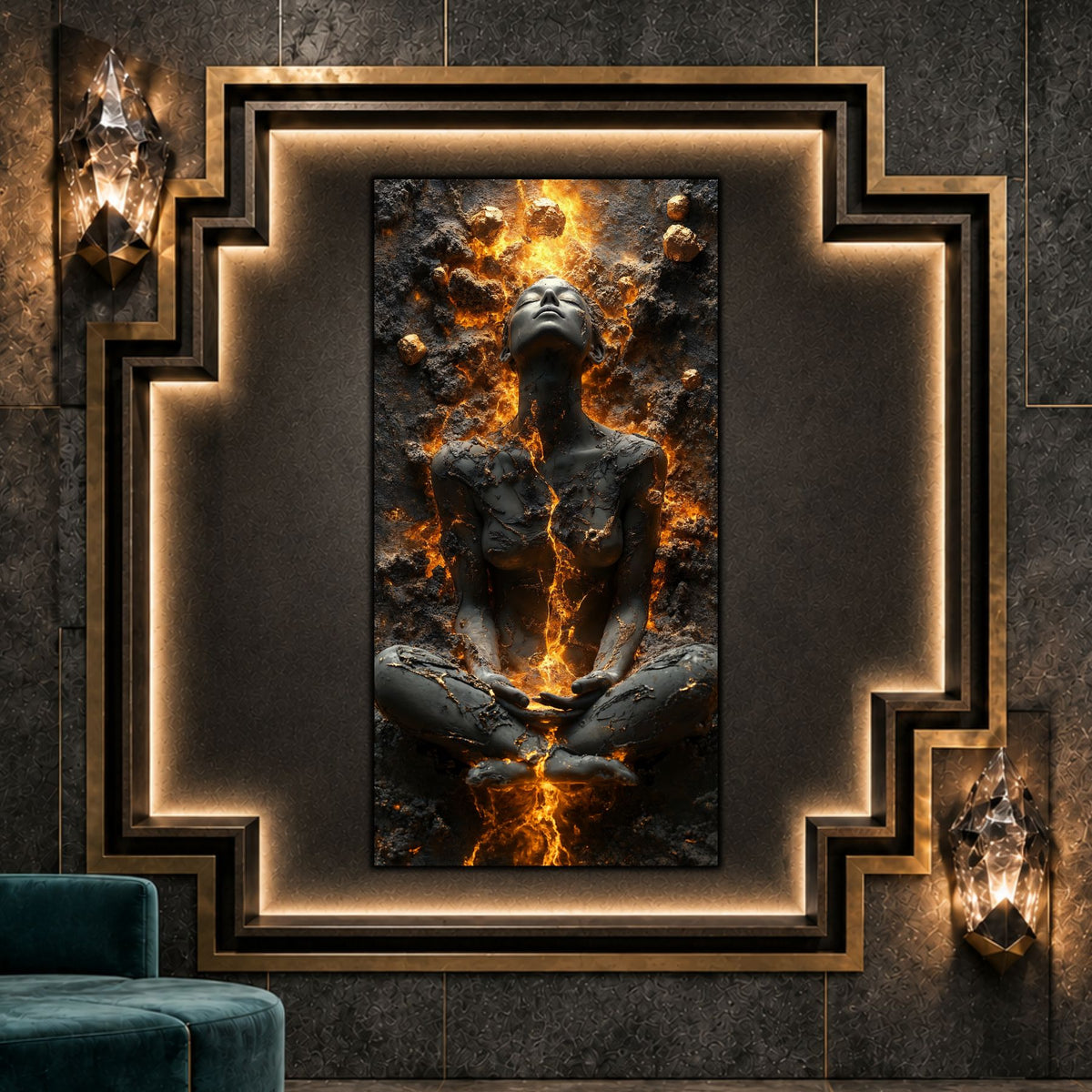 Tablou Modern Living – Erupție în tăcere