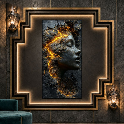 Tablou Modern Living – Aurul dintre fisuri