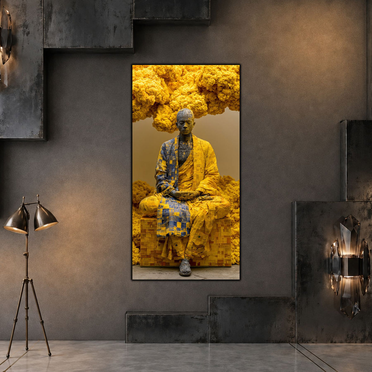 Tablou Abstract Modern – Paza pulberii solare